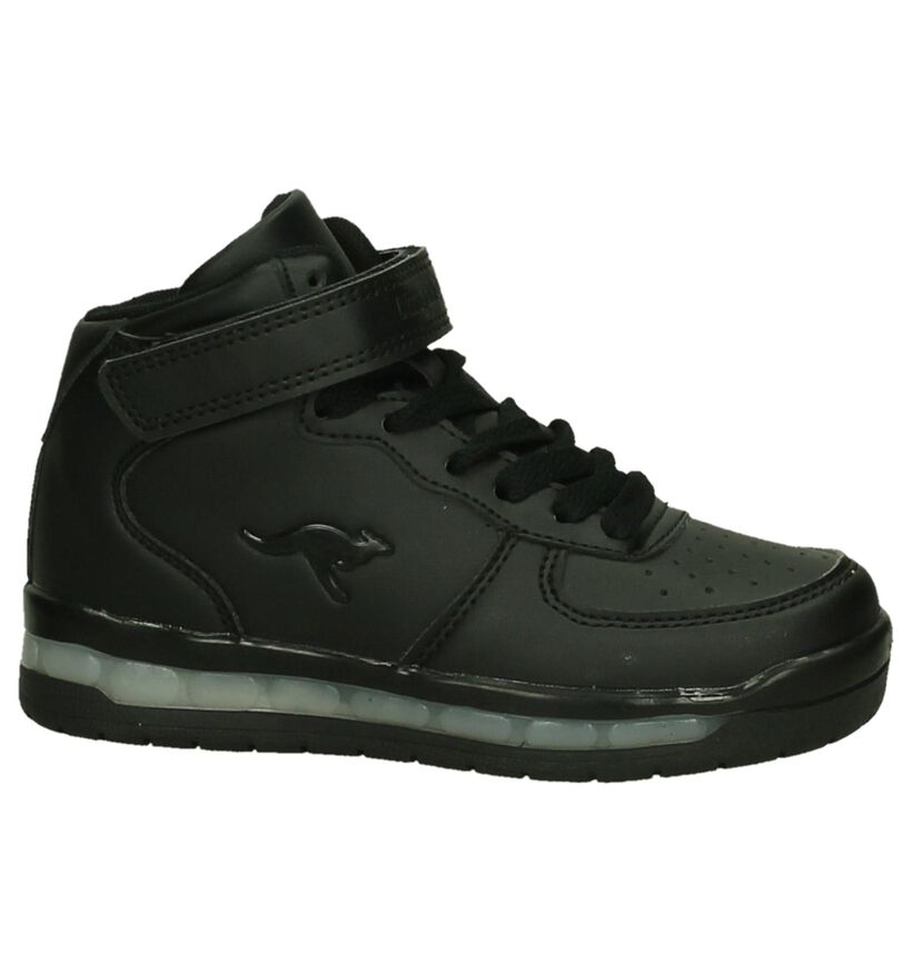 Kangaroos Hoge Sneakers met Lichtjes Zwart, , pdp