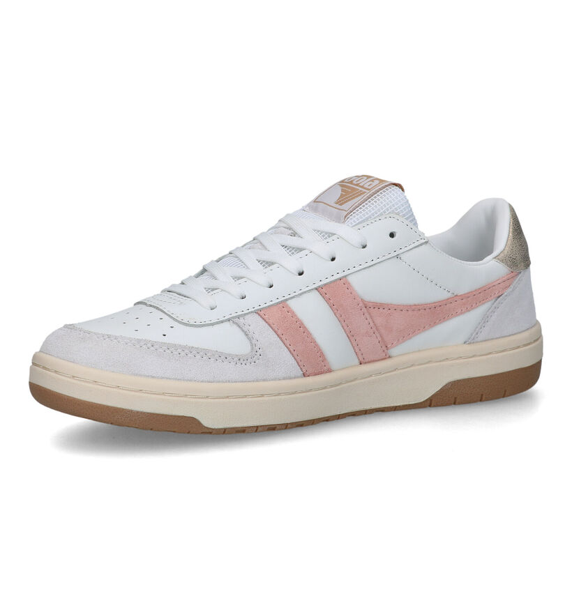 Gola Hawk Witte sneakers voor dames (320589) - geschikt voor steunzolen