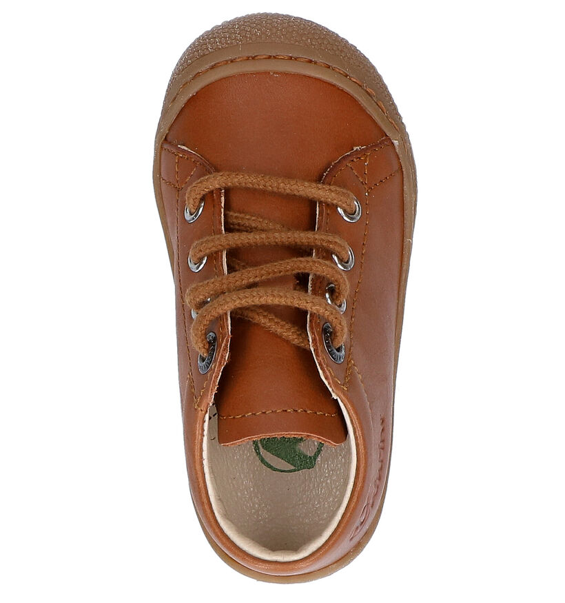 Naturino Cocoon Cognac Bottines voor jongens, meisjes (324034) - geschikt voor steunzolen