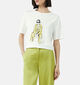 comma Witte T-shirt voor dames (356975)