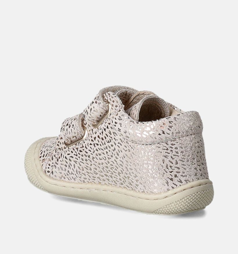 Naturino Cocoon VL Suede Gouden Babyschoenen voor meisjes (359963) - geschikt voor steunzolen