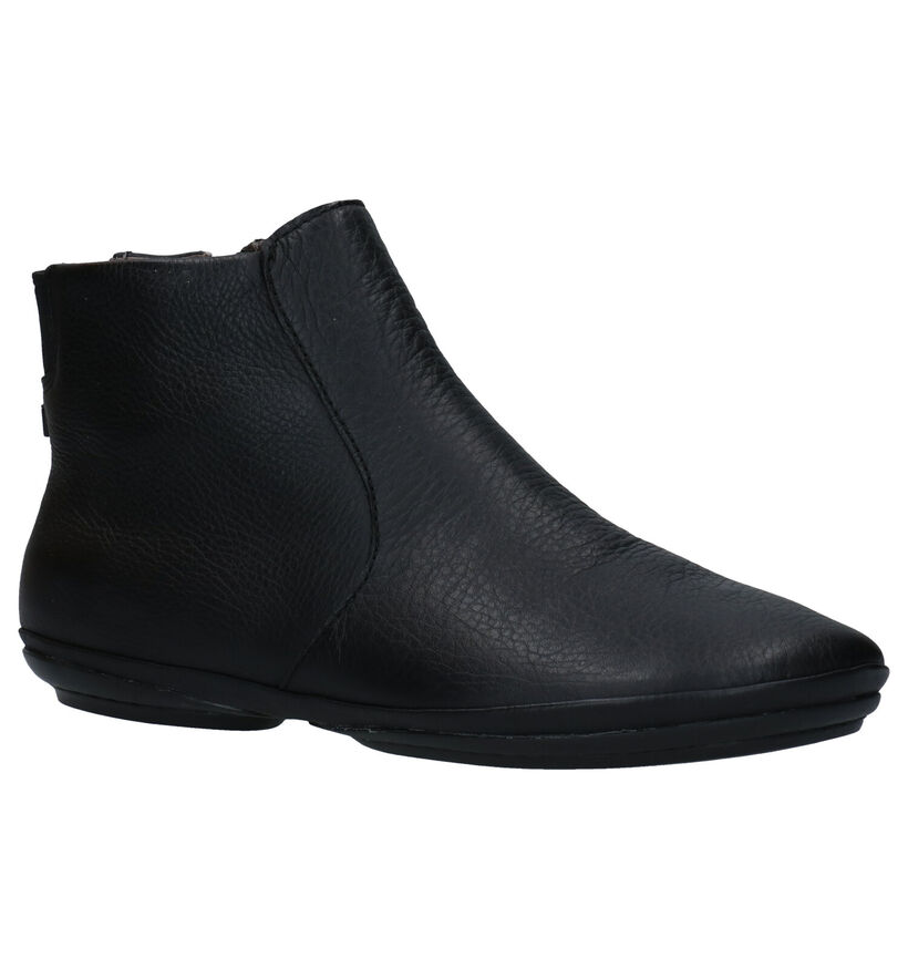 Camper Bottines plates en Noir en cuir (299826)