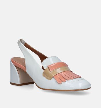 JHay Escarpins Beige/Bleu