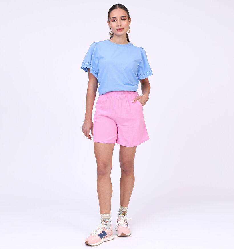 Vila Mesa Roze Short voor dames (311709)