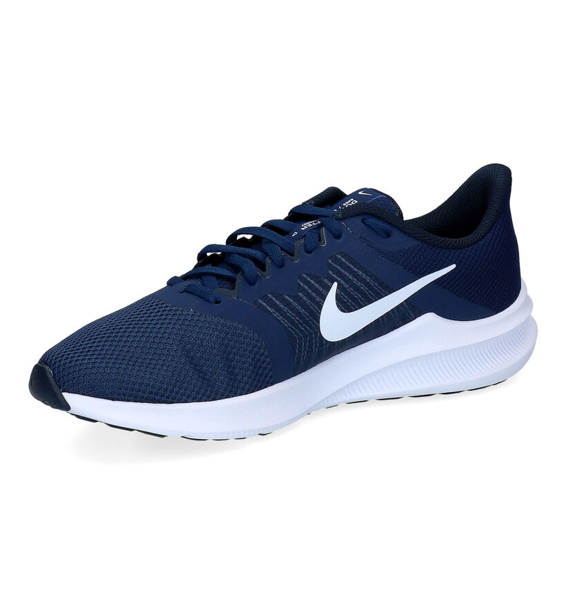 Nike Downshifter Zwarte Sneakers in kunstleer (291013)