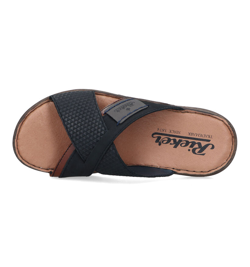 Rieker Blauwe Slippers voor heren (323602)