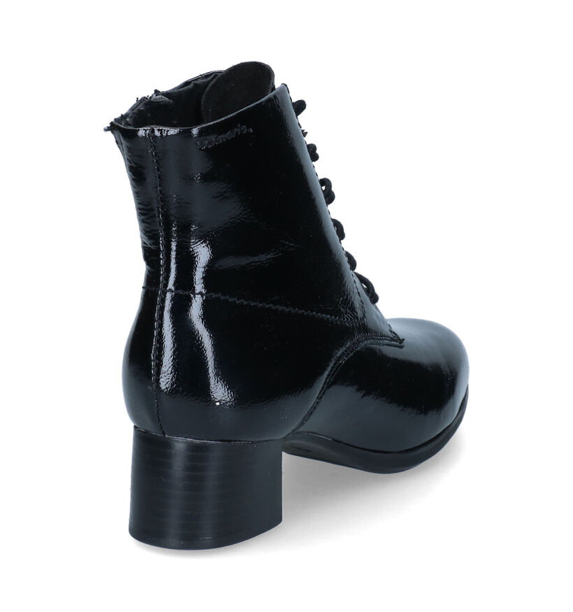 Tamaris Comfort Bottines à lacets en Noir en cuir (317969)