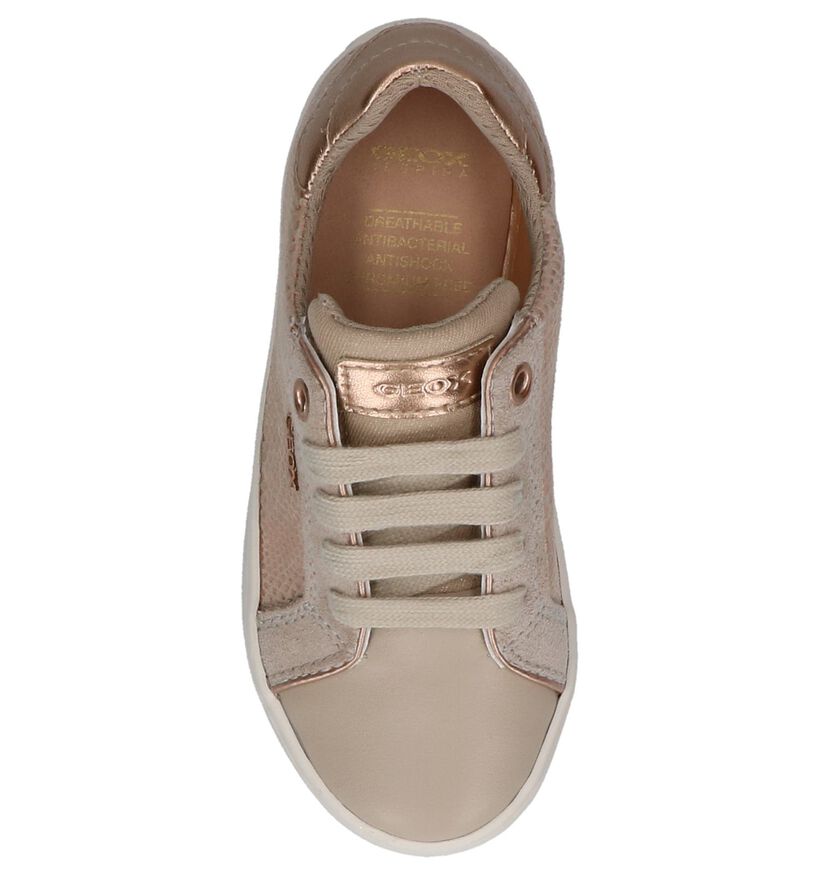 Beige Lage Geklede Sneakers Geox in leer (210497)