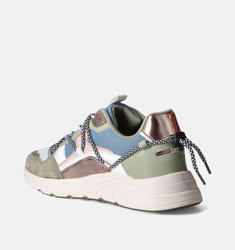Posh by Poelman Groene Sneakers voor dames (353719) - geschikt voor steunzolen