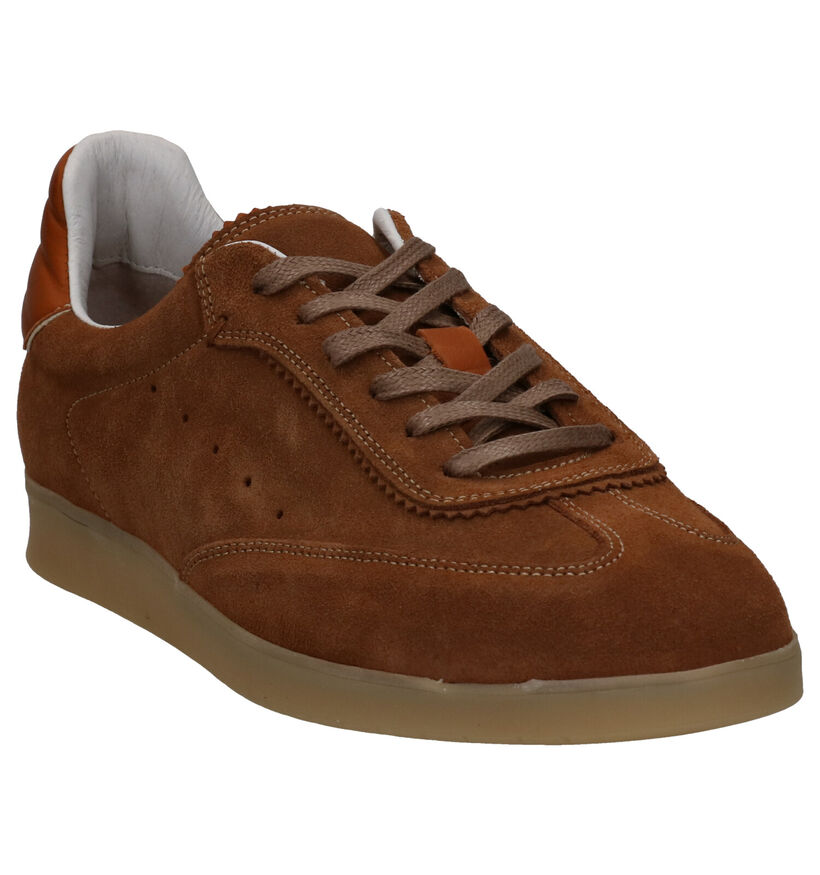 Borgo Sport Montreal Cognac Veterschoenen voor heren (274005) - geschikt voor steunzolen