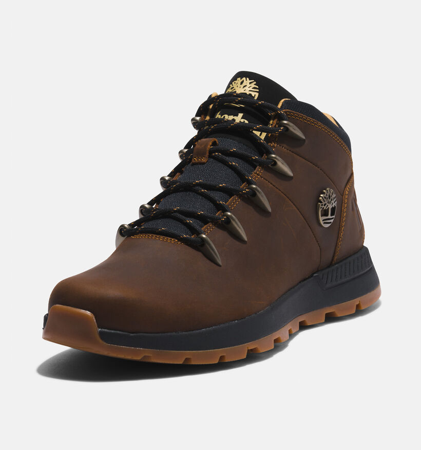 Timberland Sprint Trekker Mid Bottines en Marron pour hommes (344948) - pour semelles orthopédiques