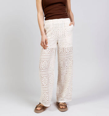 Vila Broeken Beige