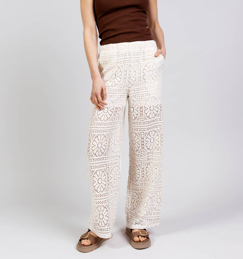 Vila Merinda Pantalon en Beige pour femmes (374285)
