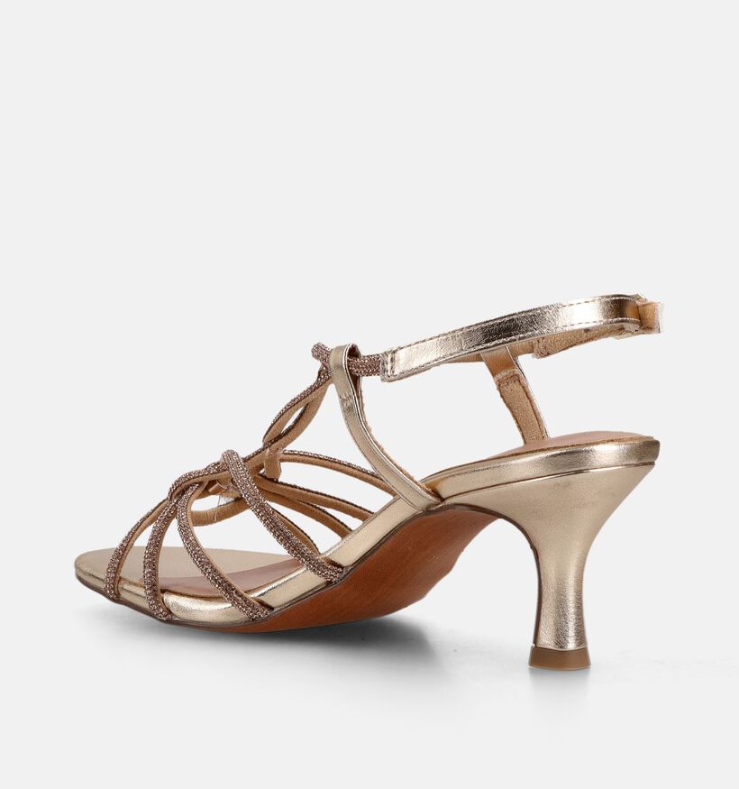 Marco Tozzi Gouden Sandalen met Hak voor dames (371863)
