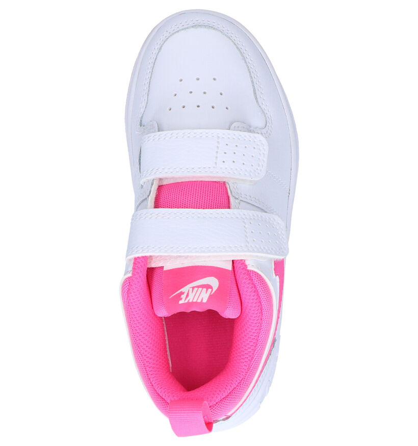 Nike Pico 5 Baskets en Blanc en cuir (254092)