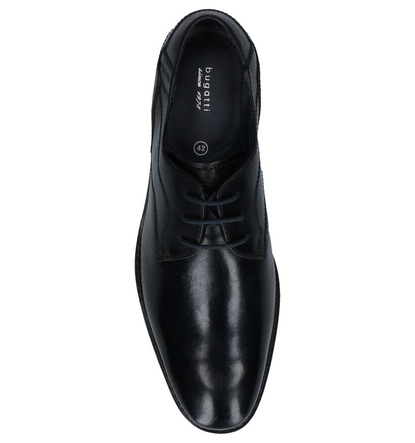 Bugatti Chaussures habillées en Noir en cuir (237311)