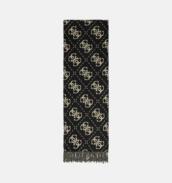 Guess Sjaals Zwart/Grijs