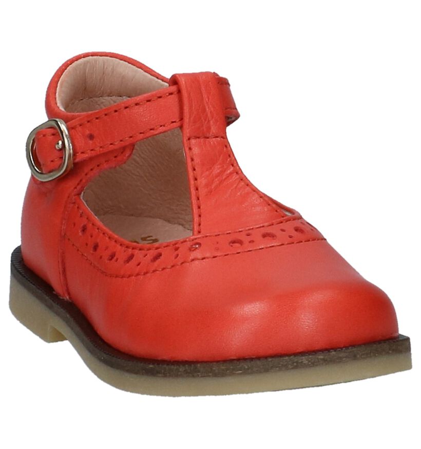 STONES and BONES Chaussures pour bébé  en Rouge clair en cuir (240774)