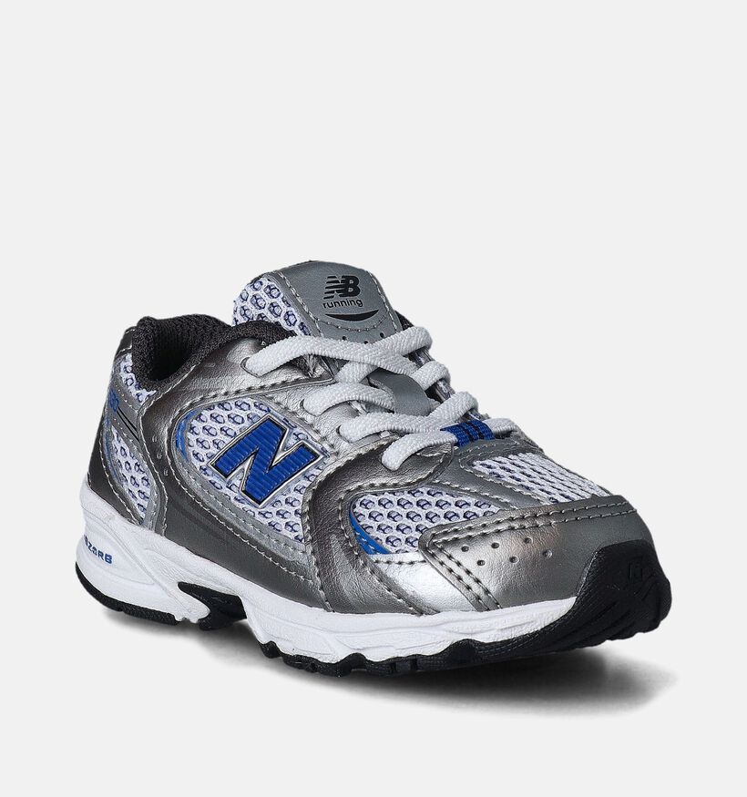 New Balance IZ 530 ADE Baskets en Argent pour filles, garçons (359295) - pour semelles orthopédiques