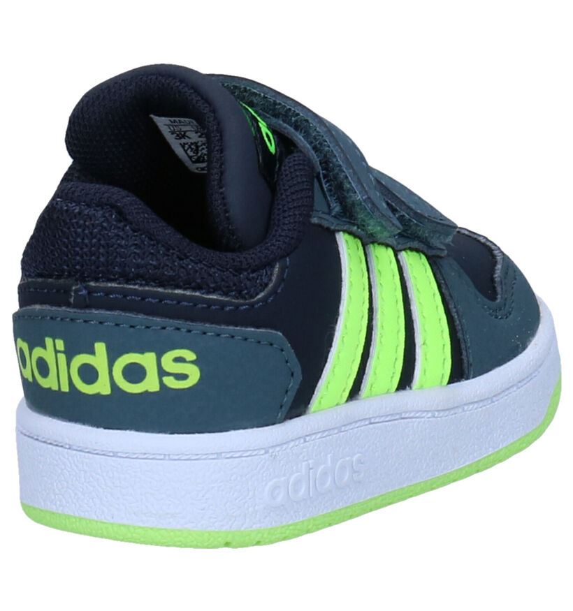 adidas Hoops 2.0 Baskets en Noir en simili cuir (290777)