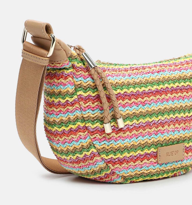 Emily & Noah Rue Roze Gestreepte Crossbodytas voor dames (371498)