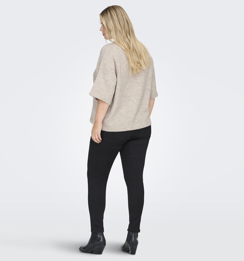 ONLY Carmakoma Carsimoni Pull en Beige pour femmes (374862)