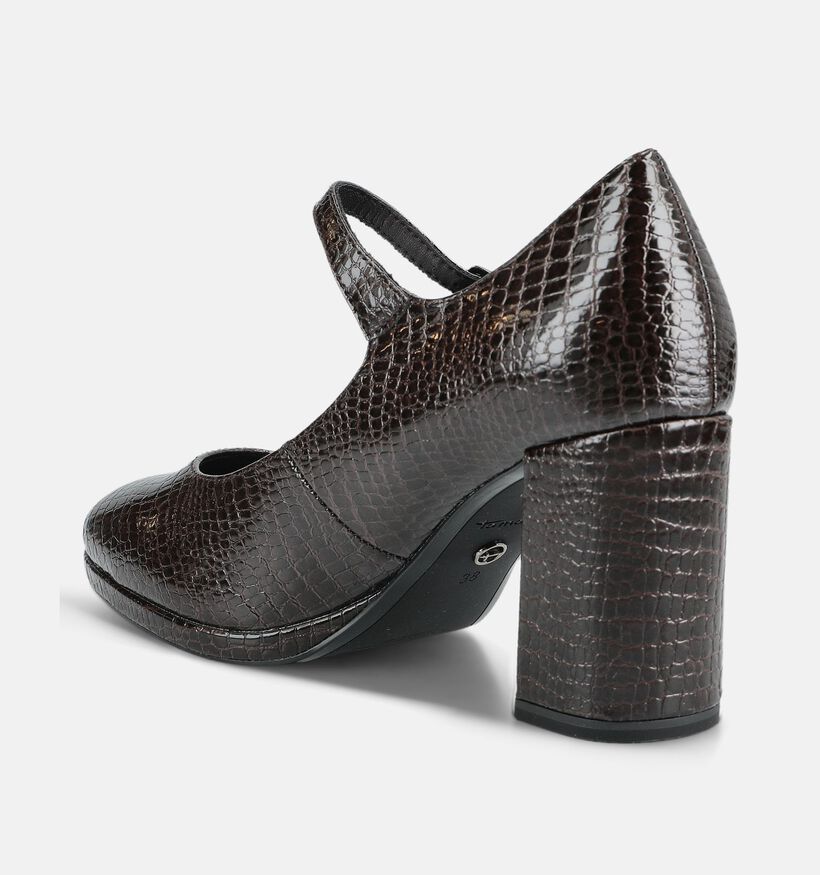 Tamaris Donkerbruine Pumps met Hoge Hak voor dames (376653)