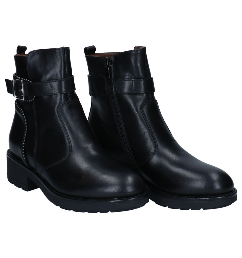 NeroGiardini Bottines motardes en Noir en cuir (296594)
