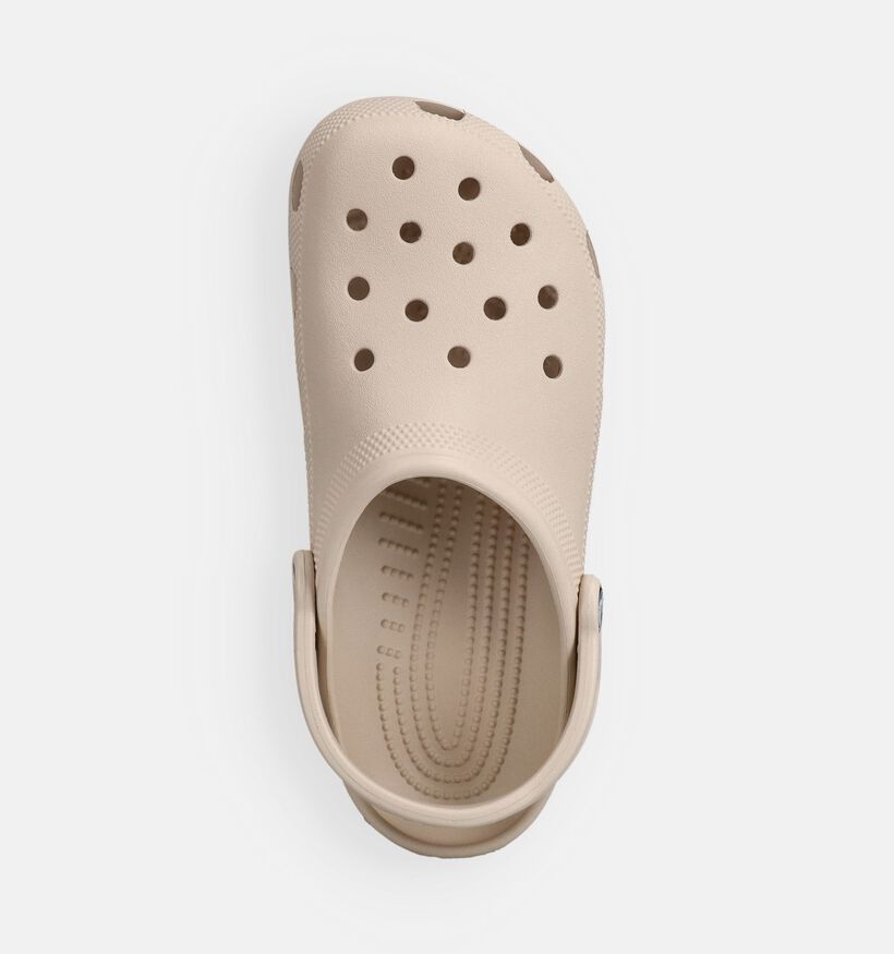 Crocs Classic Lichtbeige Slippers voor dames (369977)