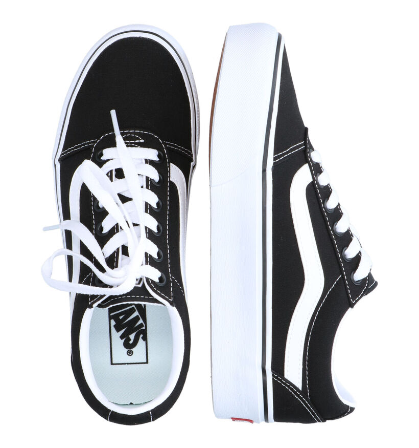 Vans Ward Platform Baskets en Beige pour femmes (321163)