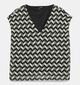 Vero Moda Tikka Zwarte T-shirt voor dames (374961)