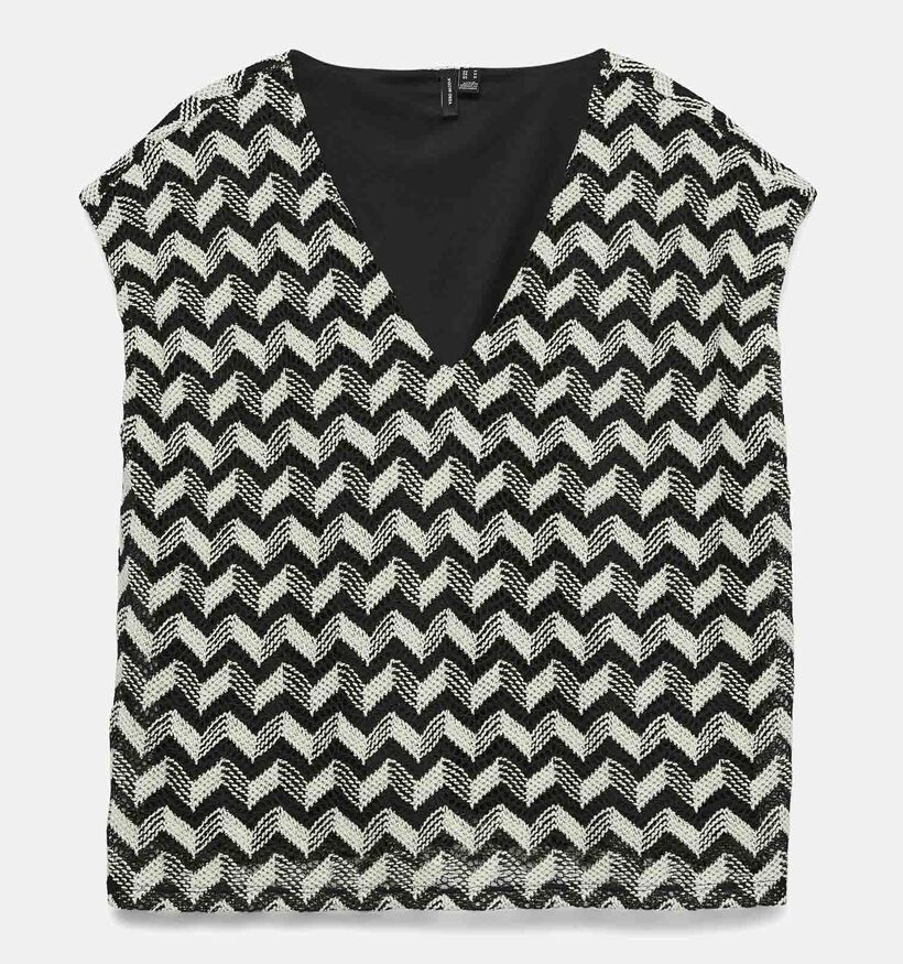 Vero Moda Tikka Zwarte T-shirt voor dames (374961)