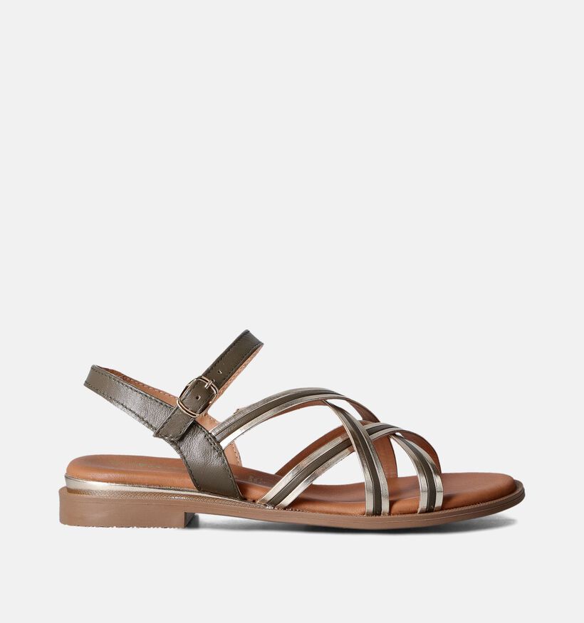 Tamaris Groene Platte sandalen voor dames (354357)
