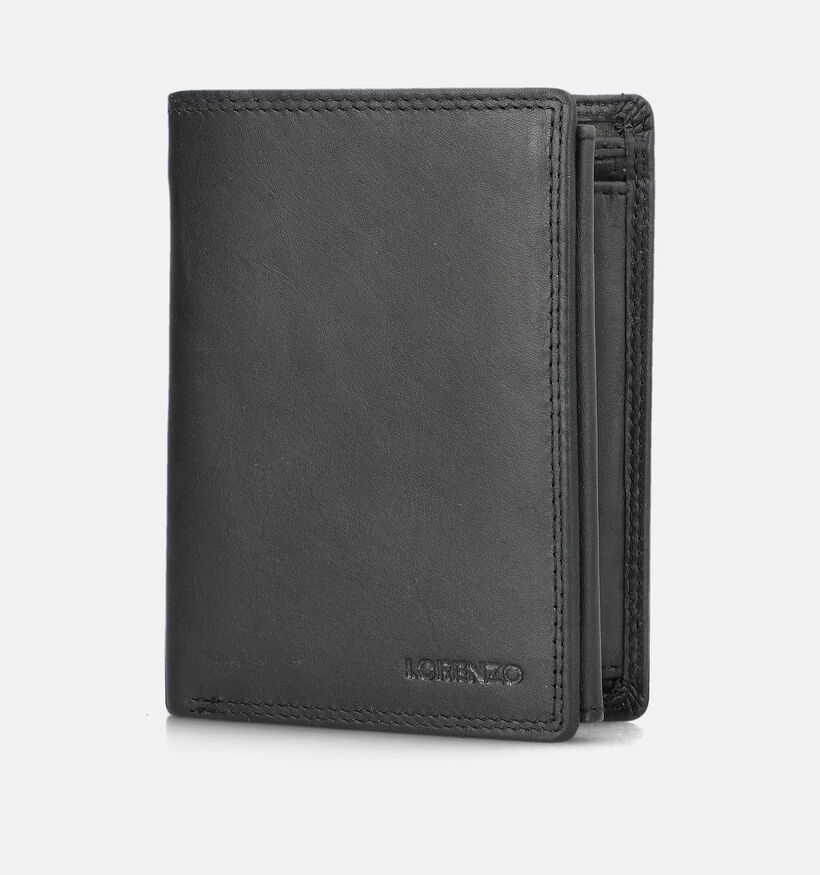 Euro-Leather Porte-monnaie en Noir pour hommes (381377)