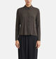 comma Donkerbruine Blouse voor dames (379431)