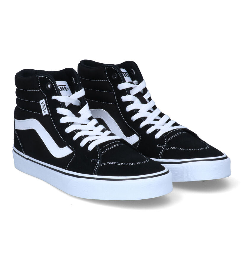 Vans Filmore Hi Baskets de skate en Noir pour hommes (328235)