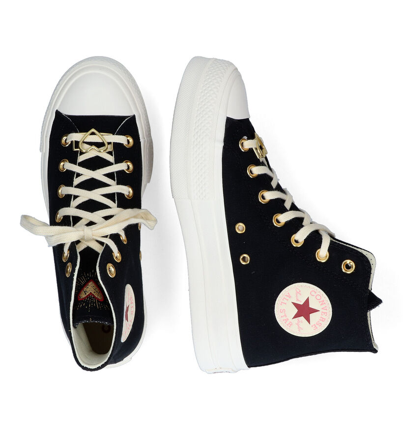 Convers Chuck Taylor All Star Lift Zwarte Sneakers voor dames (320403)