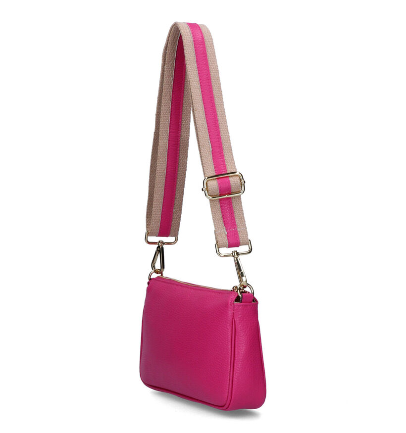 Via Limone Fuchsia Crossbody Tas voor dames (333704)