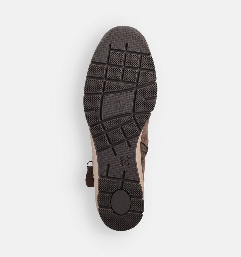 Jana Bottines plates en Marron pour femmes (362907)