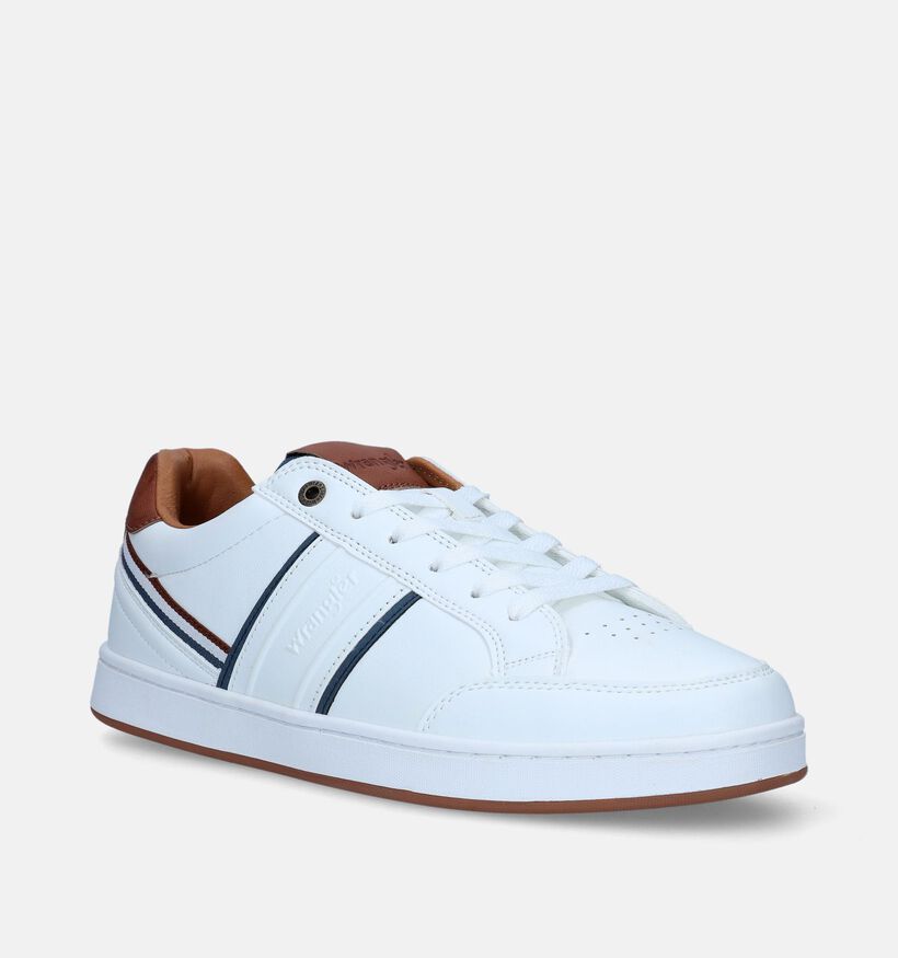 Wrangler Hardin Chaussures à lacets en Blanc pour hommes (338464) - pour semelles orthopédiques