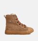 Shoesme Cognac Babylaarzen voor meisjes, jongens (363201) - geschikt voor steunzolen