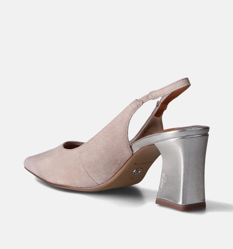 Tamaris Escarpins slingback en Taupe pour femmes (356958)