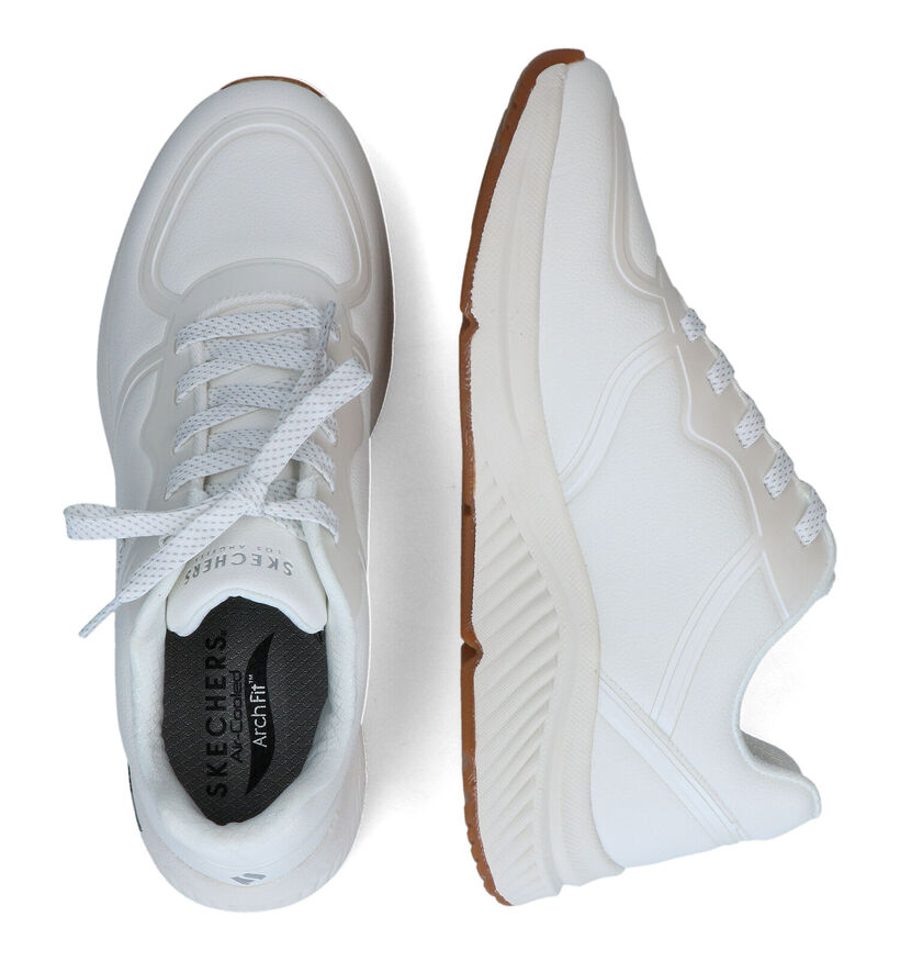 Skechers Arch Fit Baskets en Blanc pour femmes (318168) - pour semelles orthopédiques