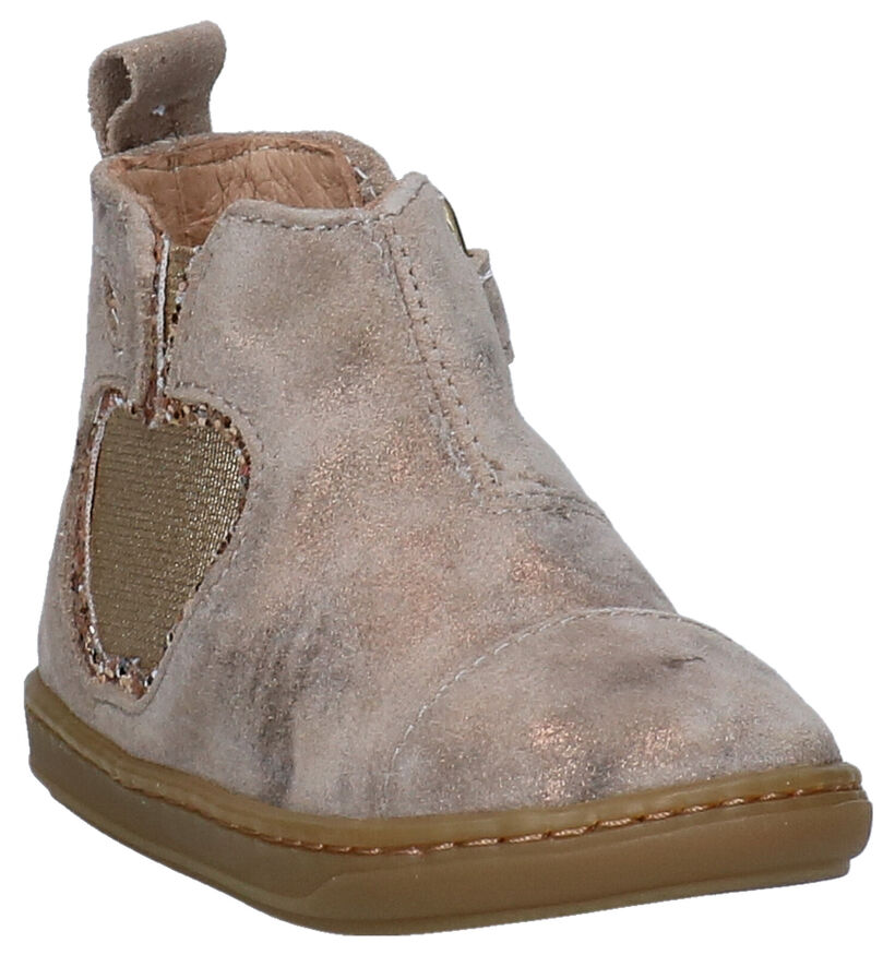 Shoo Pom Bouba Gouden Hoge Schoenen in nubuck (279222)