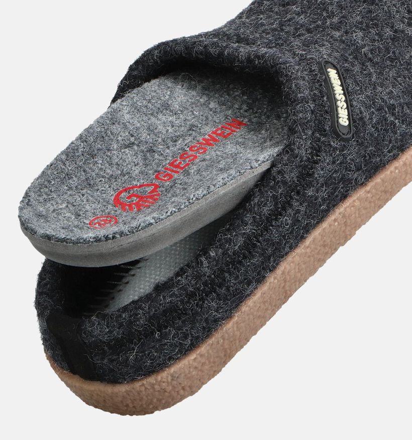 Giesswein Veitsch Pantoufles fermées en Bleu Giesswein Veitsch Pantoufles fermées en Gris pour femmes (370249)