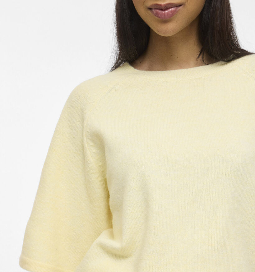 Vila Liga Knit Lichtgele Trui voor dames (368059)