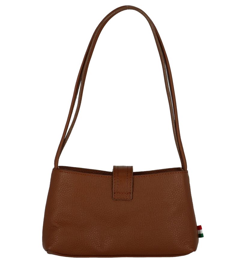 Time Mode Sac à bandoulière en Beige en cuir (253897)