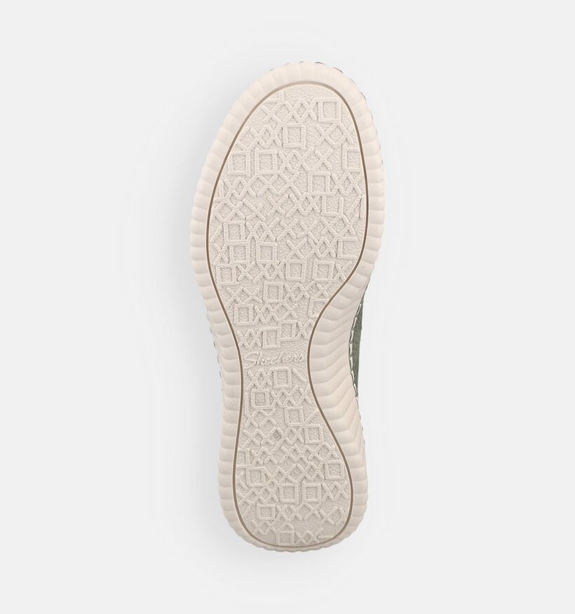 Skechers Wilshire Blvd Groene Instappers voor dames (371599) - geschikt voor steunzolen