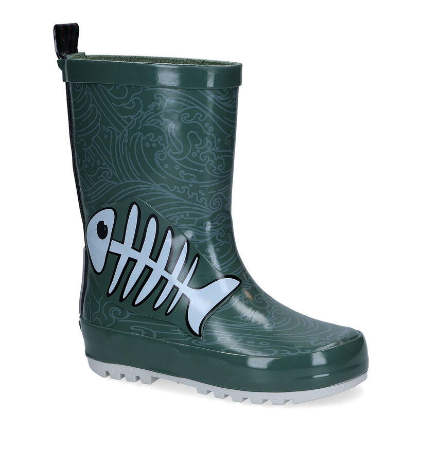 Go Banana's Fishbone Bottes de pluie en Vert pour garçons (315335)