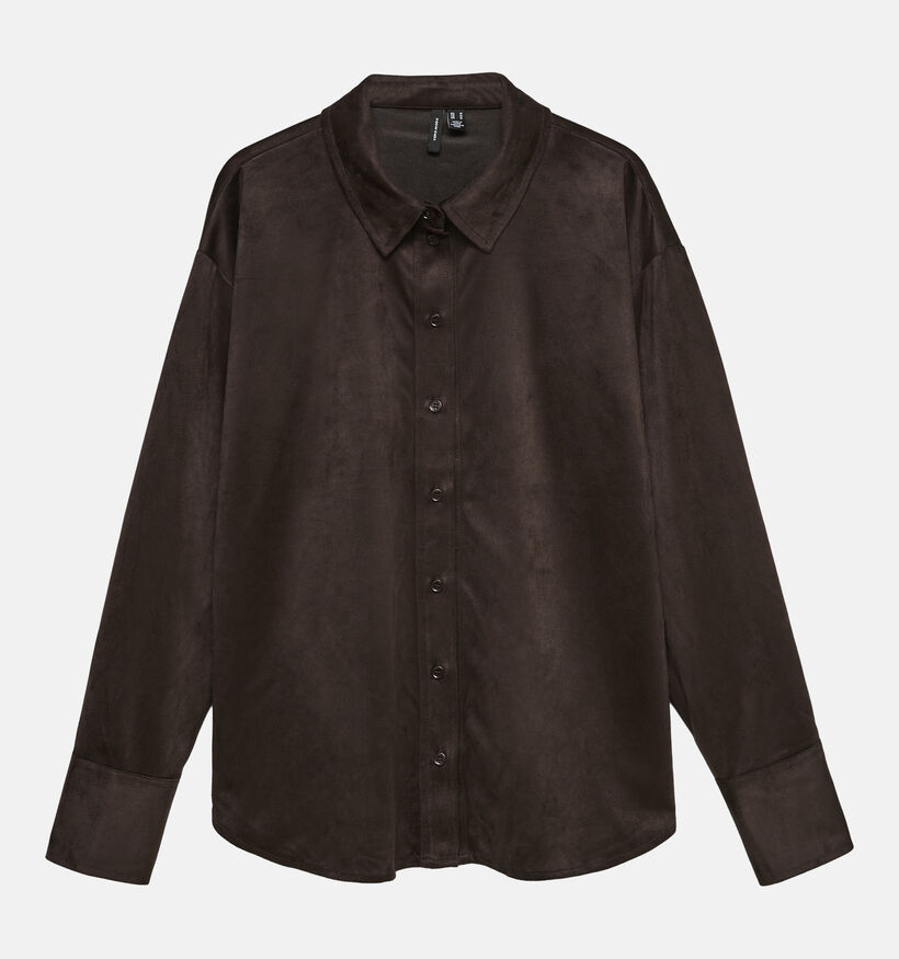 Vero Moda Katty Donkerbruine Blouse voor dames (379706)